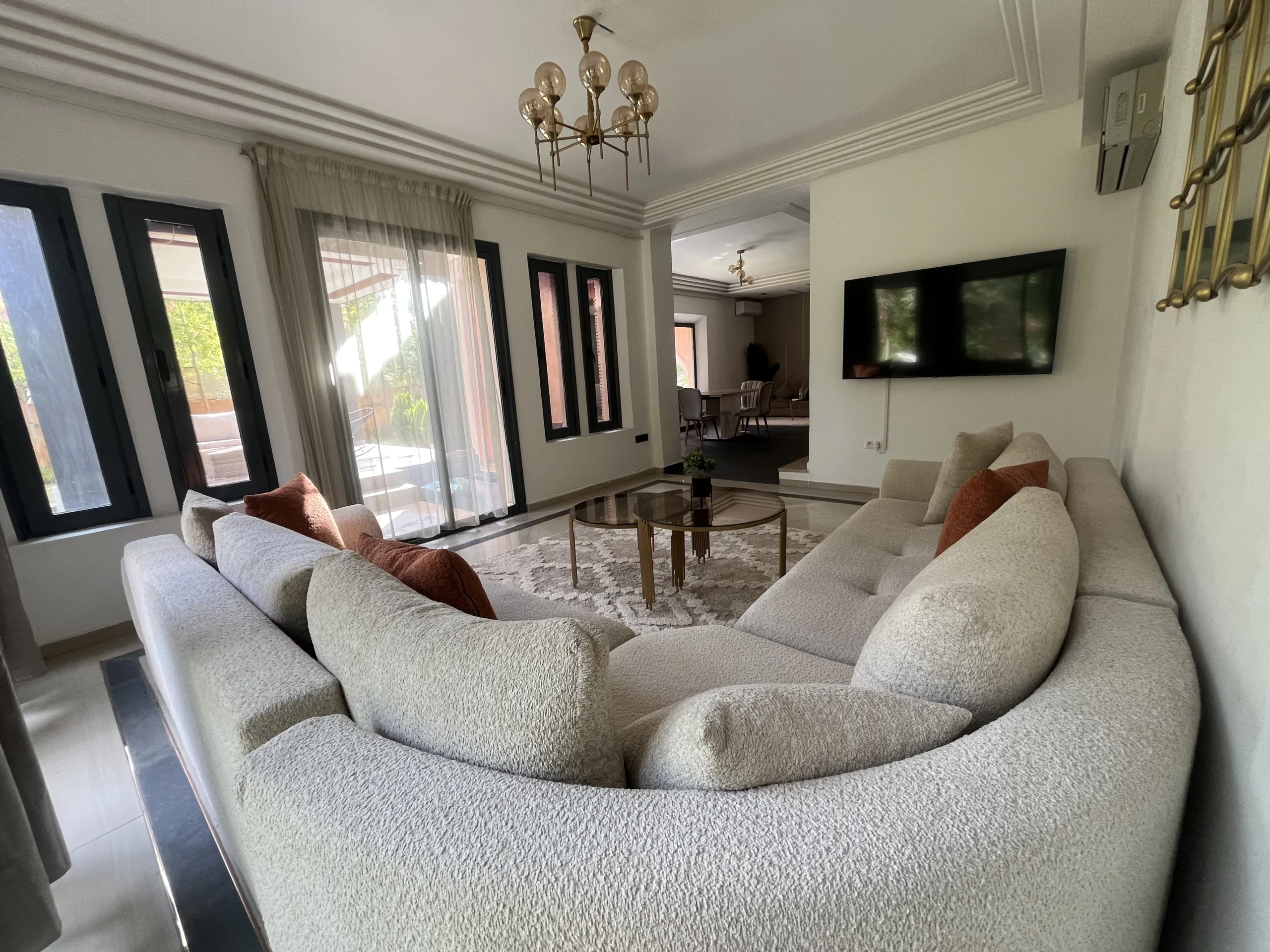 villa palmeraie conciergerie , villa location nuitée