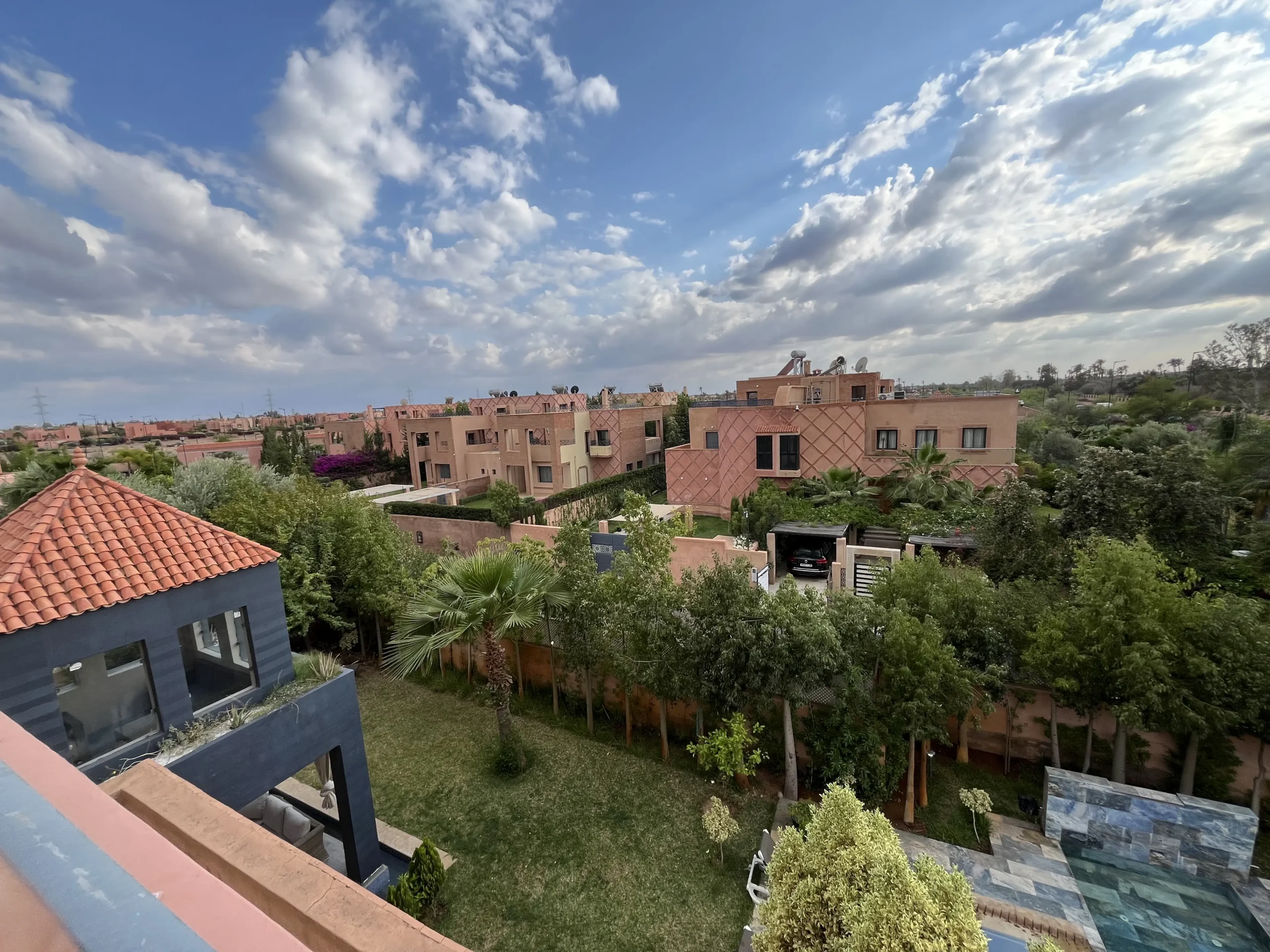 villa palmeraie conciergerie , villa location nuitée